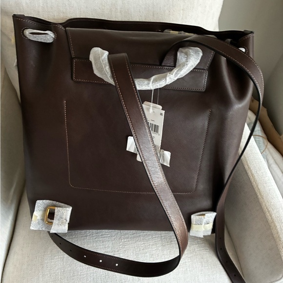 Coach Rich Brown Leather Men's Backpack - Picture 2 of 9